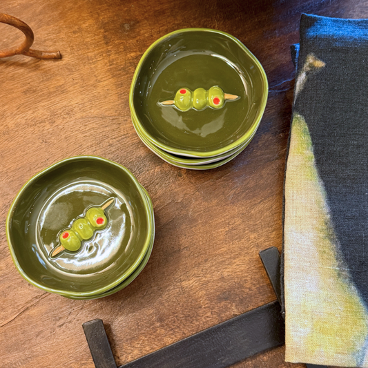 Mini Ceramic Olive Dish