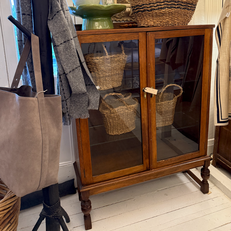 Oak Display Cabinet