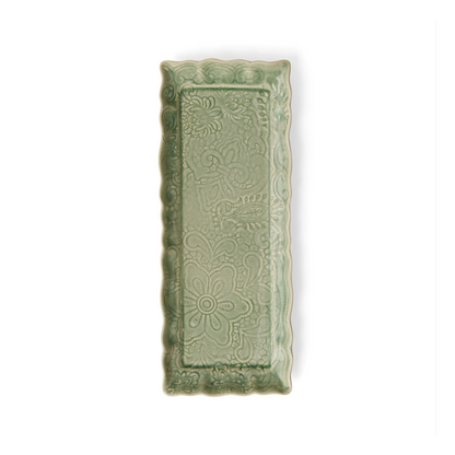 Arabesque Rectangular Server – Antique