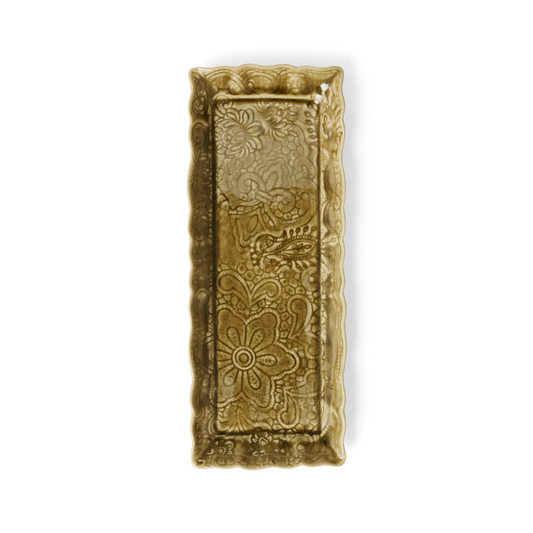 Arabesque Rectangular Server – Sand