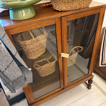 Oak Display Cabinet