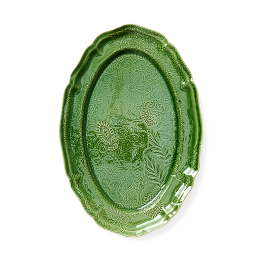 Arabesque Large Oval Server – Primavera