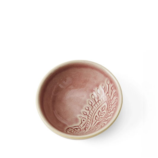 Arabesque Small Dip Bowl – Old Rose