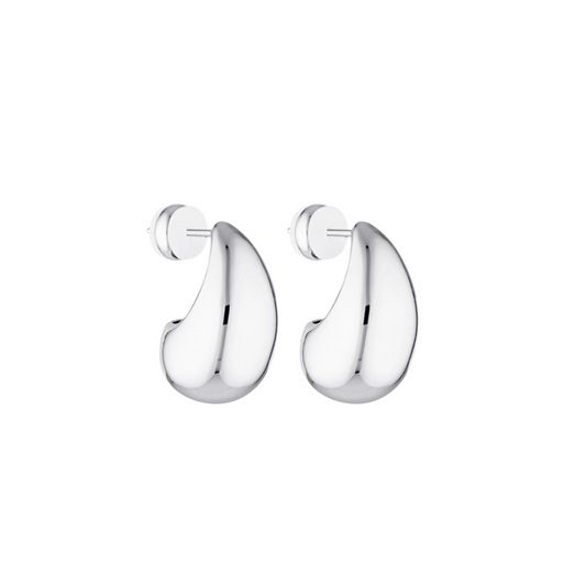 Baby Blob Earrings – Silver