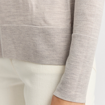 Fine Merino Crew – Oat