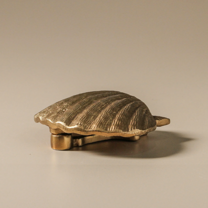 Antique Brass Shell Door Knocker