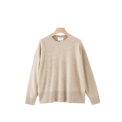 Aleger N.20 Cashmere Crew - Champagne