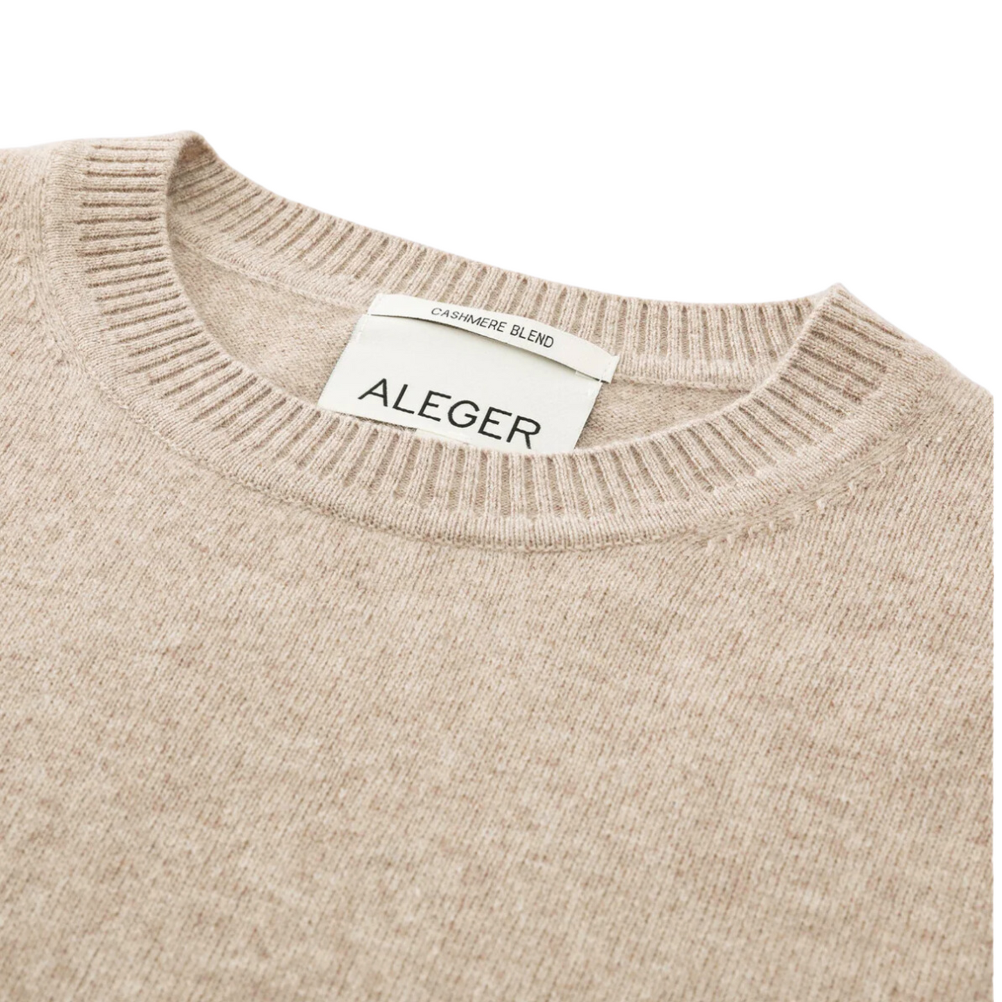 Aleger N.20 Cashmere Crew - Champagne