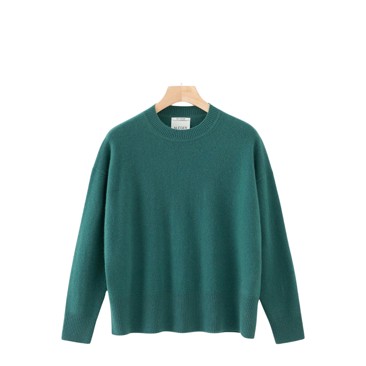 Aleger N.20 Cashmere Crew - Forest