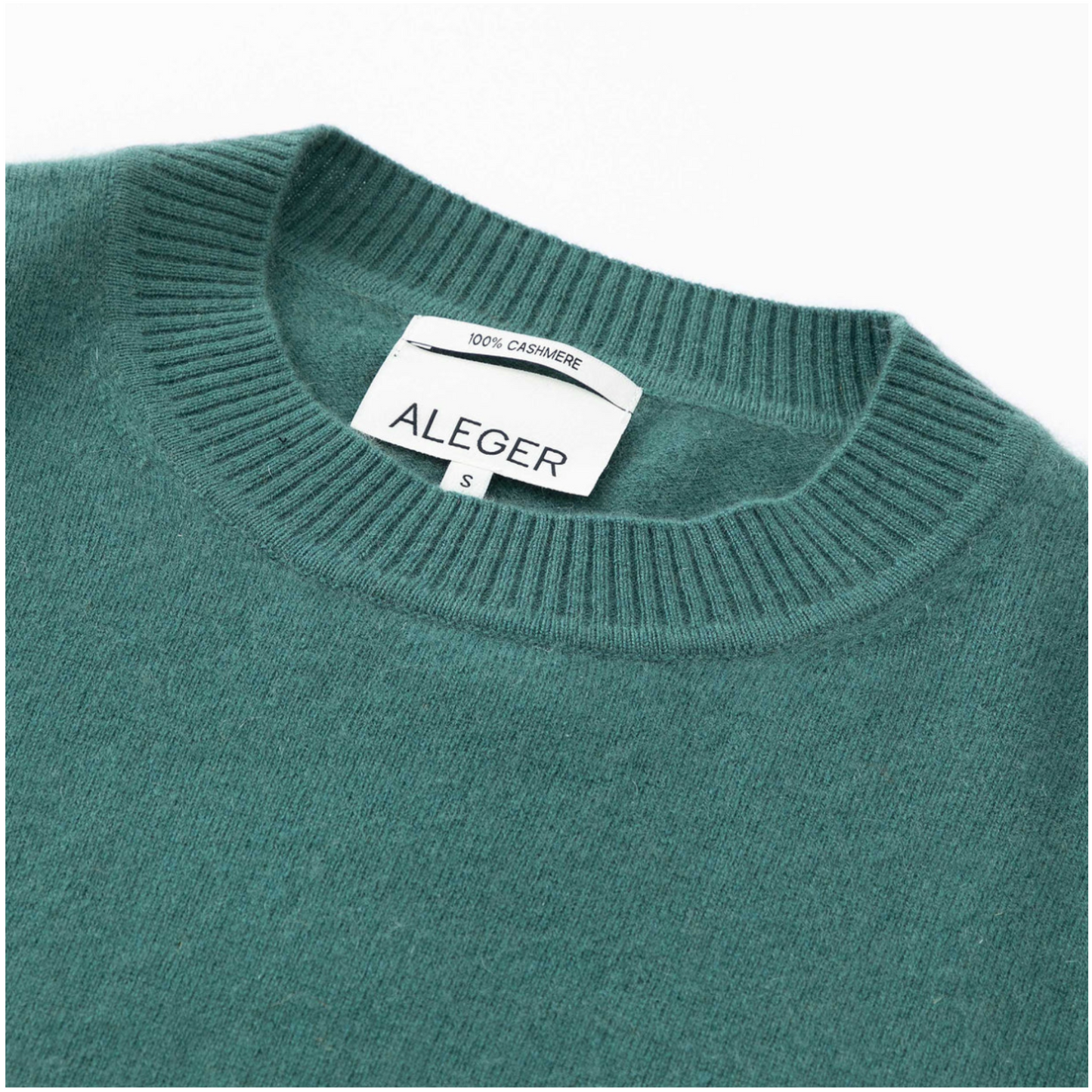 Aleger N.20 Cashmere Crew - Forest