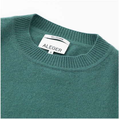 Aleger N.20 Cashmere Crew - Forest