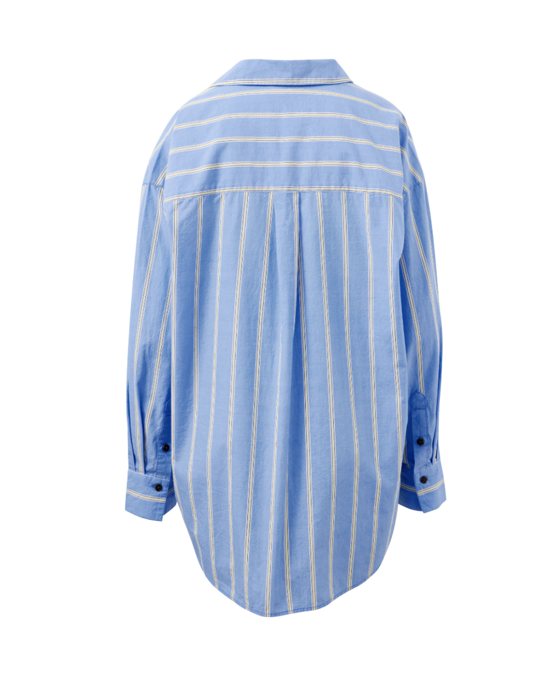 Peta Oversized Shirt – Butter Yellow Stripe