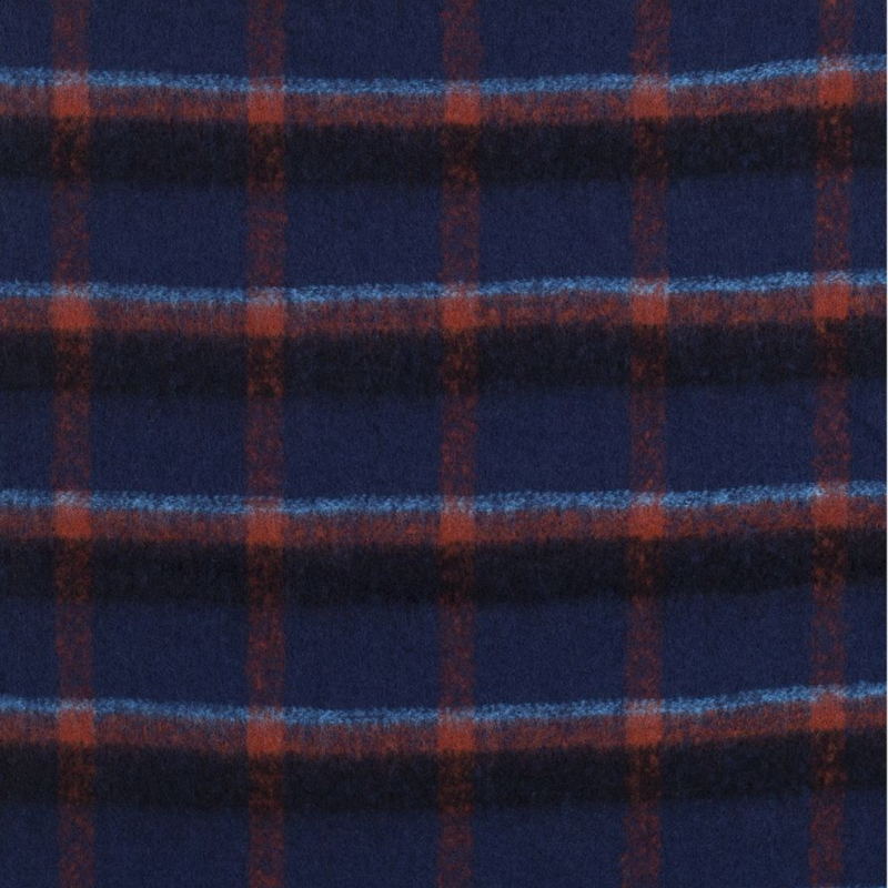 Blues Check Scarf