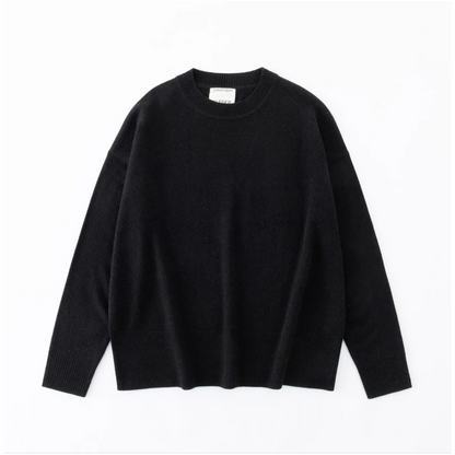 Aleger N.20 Cashmere Crew - Black