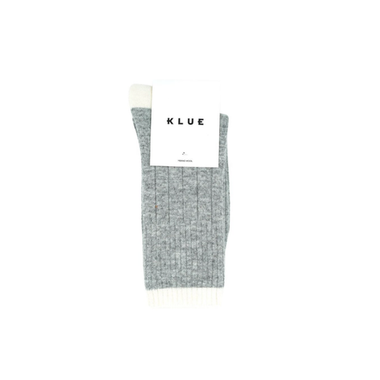 Merino Wool Socks – Grey And White