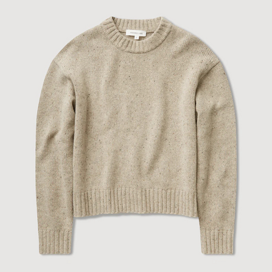 Beau Merino Wool Knit - Stone Marle