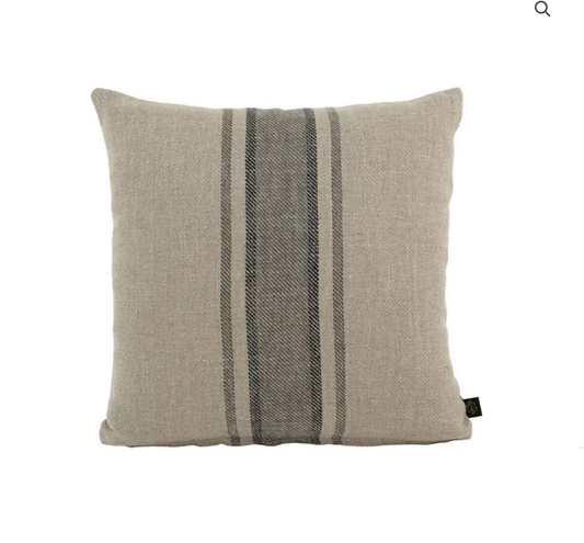 Flax Linen Khaki Cushion 45x45