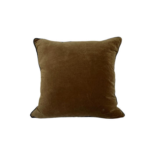 Velvet Cushion – Chocolate