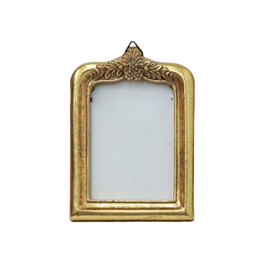 Antique Gold Floral Frame 2x3
