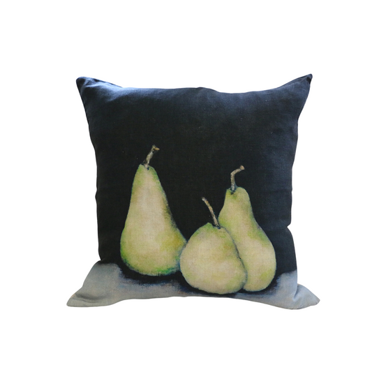 Pear Linen Cushion