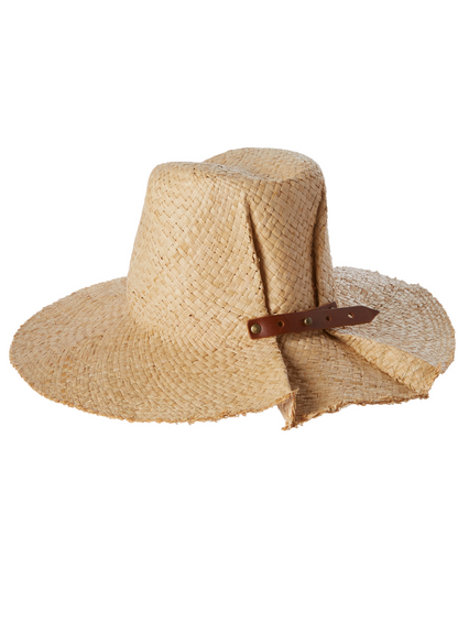 Raffia Commando Hat Brown