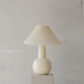 Handmade Terracotta Lamp Cream