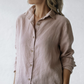 Baltic Linen Shirt – Dusty Pink