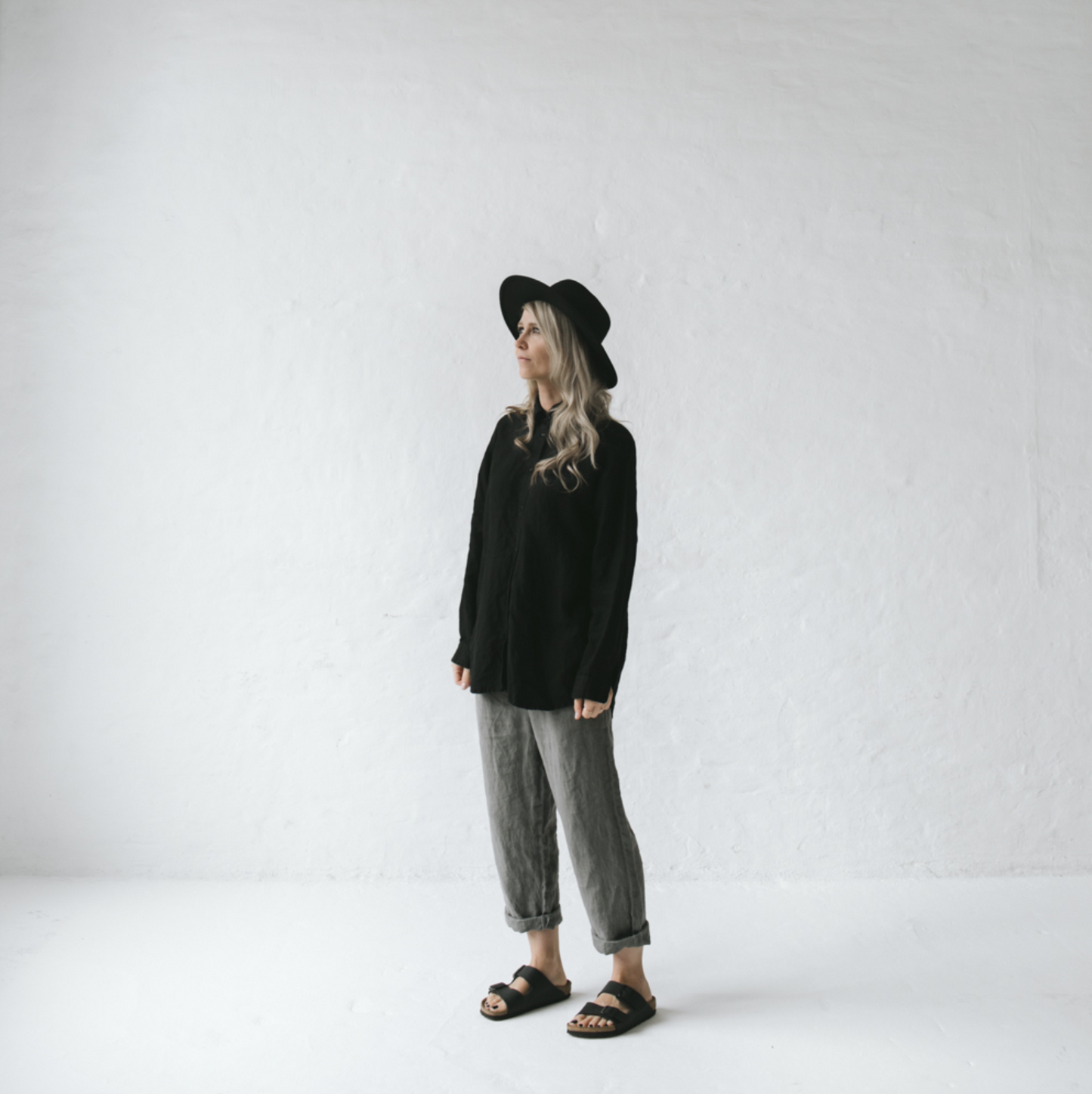 Baltic Linen Shirt – Black