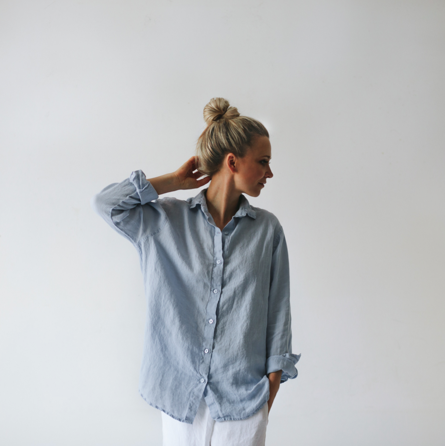 Baltic Linen Shirt – Blue